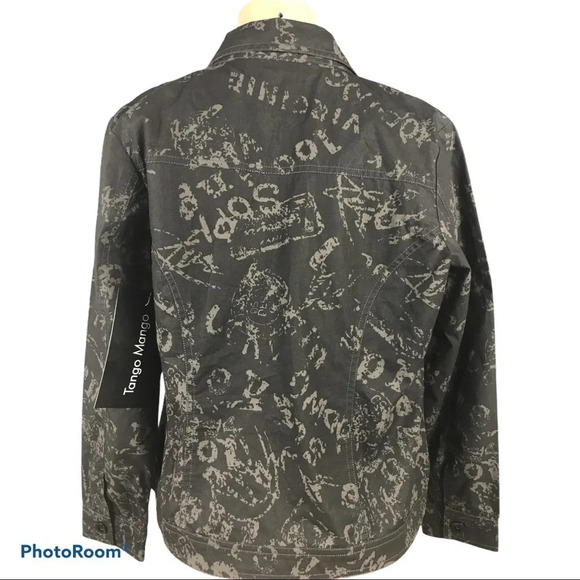 Tango Mango Shirt Jacket with Lining Size Medium New With Tags - Picture 4 of 5